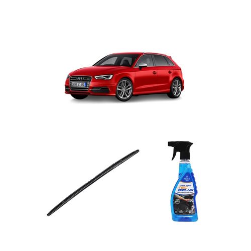 Kit Limpa Vidros Spray Tecbrilho 500mL Para-Brisa Tecbril + Palheta Totalclip Hybrid 26" Redux32 S3 SPORTBACK de 2013 a 2022