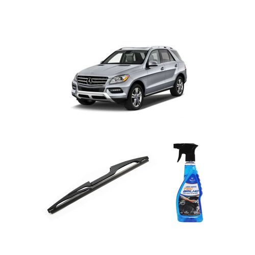 Kit Limpa Vidros Spray Tecbrilho 500mL Para-Brisa Tecbril + Palheta Totalclip Hybrid Traseira 12" Redux32 Mercedes Benz Classe M de 2012 em diante