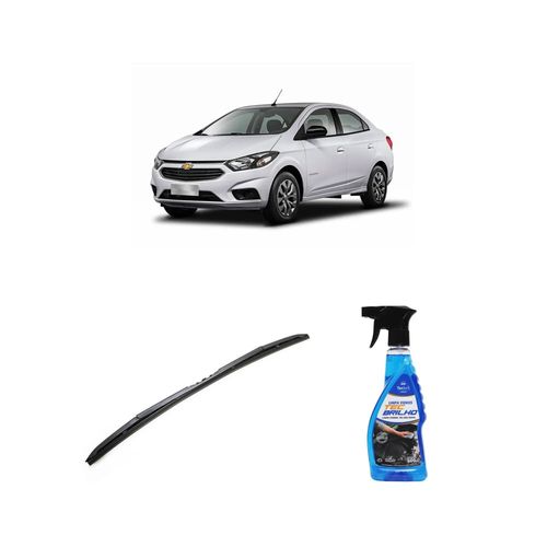 Kit Limpa Vidros Spray Tecbrilho 500mL Para-Brisa Tecbril + Palheta Totalclip Hybrid 24" Redux32 JOY PLUS de 2019 a 2022