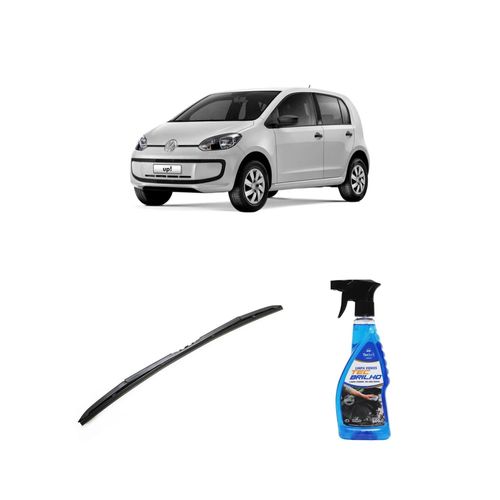 Kit Limpa Vidros Spray Tecbrilho 500mL Para-Brisa Tecbril + Palheta Totalclip Hybrid 24" Redux32 UP de 2014 a 2022