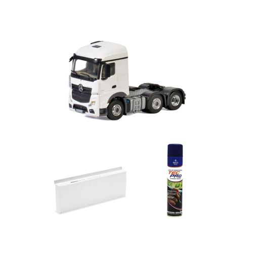 Kit filtro de cabine arc1116 Redux32 + limpa ar condicionado Tecfil para actros 950 1996 a 2003