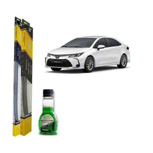Kit Palhetas Hybrid 24 e 18¿¿ e Clean Vision, Redux32 - COROLLA 2002 a 2008