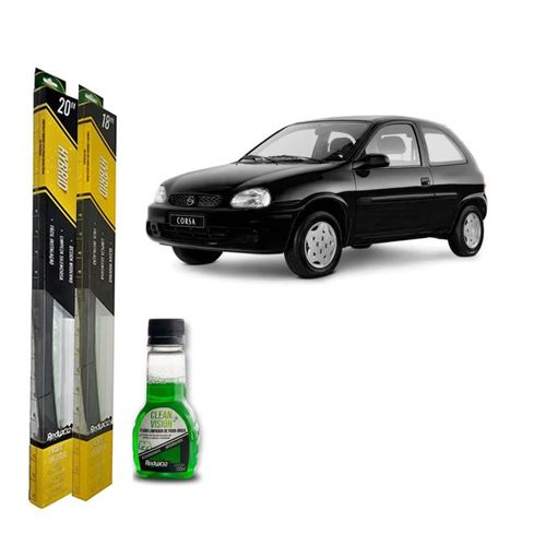Kit Palhetas Hybrid 20 e 18¿¿ e Clean Vision, Redux32 - CORSA NOVO de 2002 a 2009