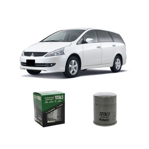 Filtro Óleo Redux32 Total 5 PSL55M - Mitsubishi Grandis 2.4 16V 2004 a 2008.