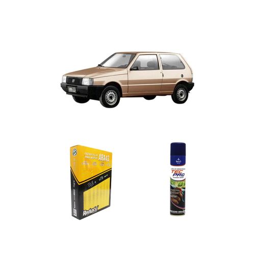 KIT FILTRO DE CABINE ARA43 + LIMPA AR CONDICIONADO PRÊMIO 1.5 8V ÁLCOOL/GASOLINA I.E DE 1993 A 1994