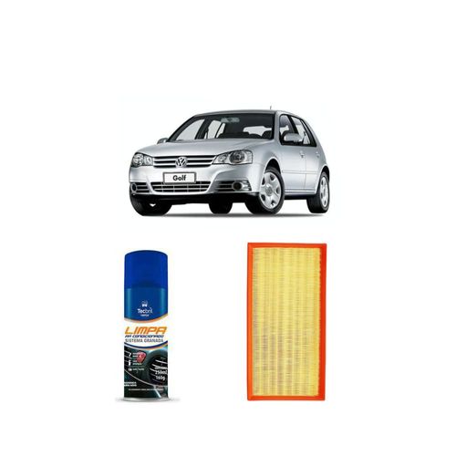 KIT FILTRO DE AR ARL6093 TECFIL + LIMPA AR CONDICIONADO TECBRIL VOLKSWAGEN GOLF 1.6 8V 2012 EM DIANTE