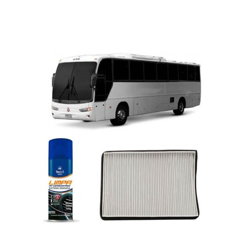 Kit Filtro De Cabine Acp370 Tecfil + Limpa Ar Condicionado Tecbril Scania S112cl/S Ar 1990
