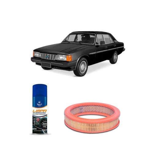 KIT FILTRO DE AR AR3589 TECFIL + LIMPA AR CONDICIONADO TECBRIL GENERAL MOTORS CARAVAN 4.1 12V 1985 A 1990