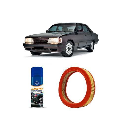 KIT FILTRO DE AR AR9620 TECFIL + LIMPA AR CONDICIONADO TECBRIL GENERAL MOTORS OPALA GASOLINA 4.1 12V 1990 A 1993
