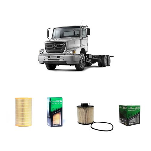 KIT DE FILTROS LINHA PESADA ¿ MERCEDES BENZ 2324 238CV 2013 ADIANTE.