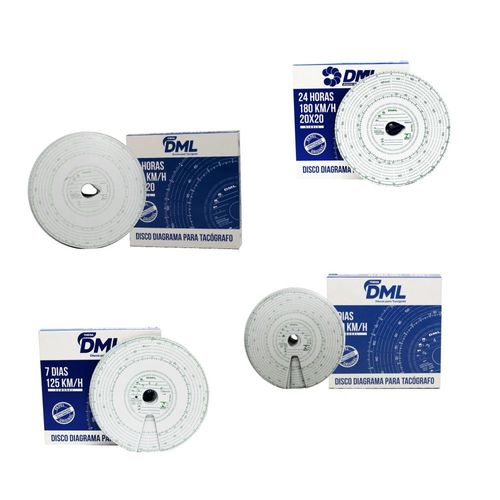 Kit caixa de disco tacógrafo - DML