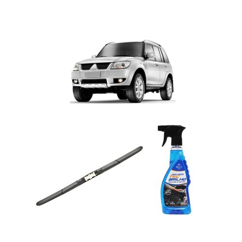 Kit Limpa Vidros Spray Tecbrilho 500mL Para-Brisa Tecbril + Palheta Totalclip Hybrid 19" Redux32 TR4 de 2010 a 2022
