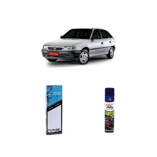 Kit filtro de cabine arc702 + limpa ar condicionado astra importado 1992 a 2021