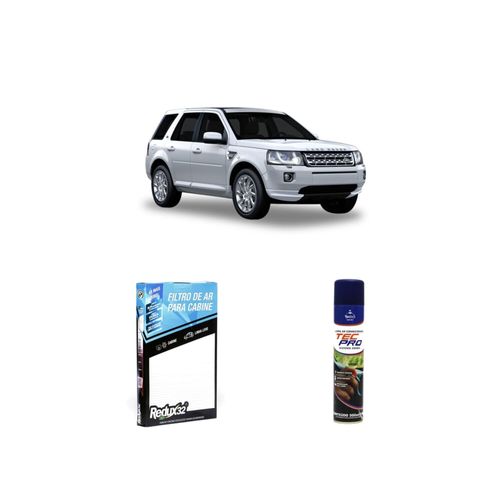 KIT FILTRO DE CABINE ARC031 + LIMPA AR CONDICIONADO FREELANDER 2006 A 2021