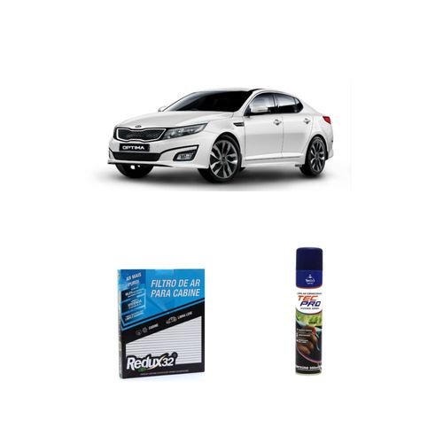 KIT FILTRO DE CABINE ARC1074 + LIMPA AR CONDICIONADO OPTIMA 2012 A 2021