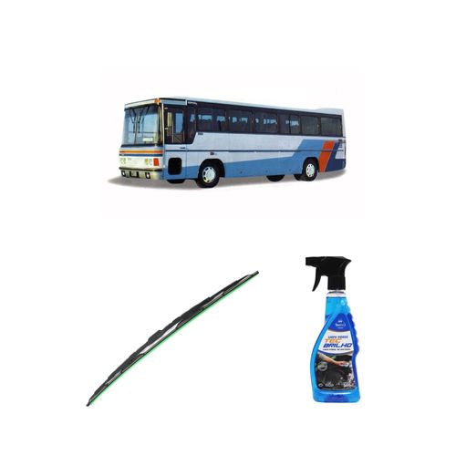 Kit Limpa Vidros Spray Tecbrilho 500mL Para-Brisa Tecbril + Palheta Totalclip Truck 28" Redux32 Thamco Falcon de 1988 em diante