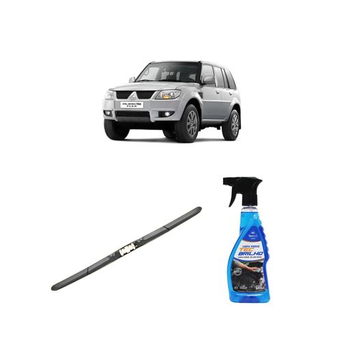 Kit Limpa Vidros Spray Tecbrilho 500mL Para-Brisa Tecbril + Palheta Totalclip Hybrid 19" Redux32 TR4 de 2001 a 2009