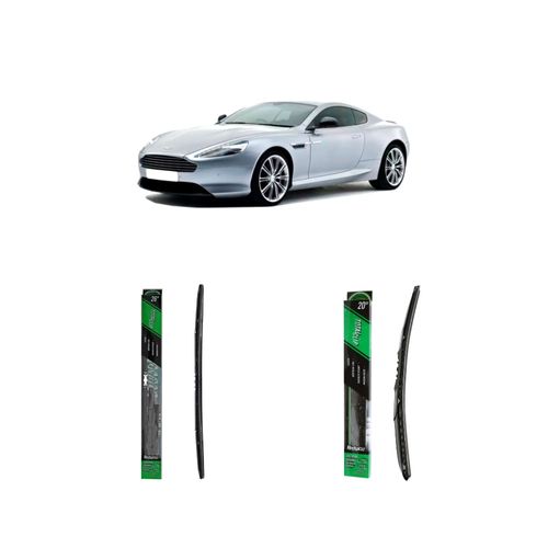 Kit de palhetas com 01 palheta totalclip 26", 01 palheta totalclip 20" para ASTON MARTIN DB9 VOLANTE de 2011 a 2022 - REDUX32
