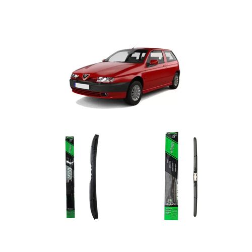 Kit de palhetas com 01 palheta totalclip 22", 01 palheta totalclip 19" para ALFA ROMEO 146 1997 à 1998 - REDUX32