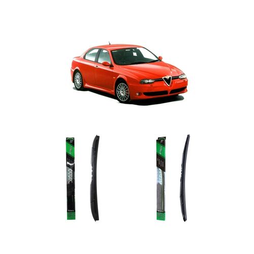 Kit de palhetas com 01 palheta totalclip 22", 01 palheta totalclip 21" para ALFA ROMEO 156 de 1997 a 2001 - REDUX32