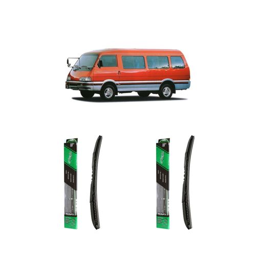 Kit de palhetas com 02 palhetas totalclip 18" para ASIA MOTORS TOPIC de 2008 a 2022 - REDUX32