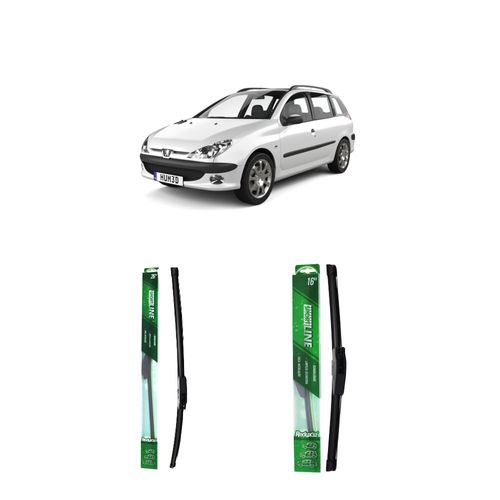 Kit De Palhetas Para Peugeot 206 Sw De 2005 A 2008 - REDUX32