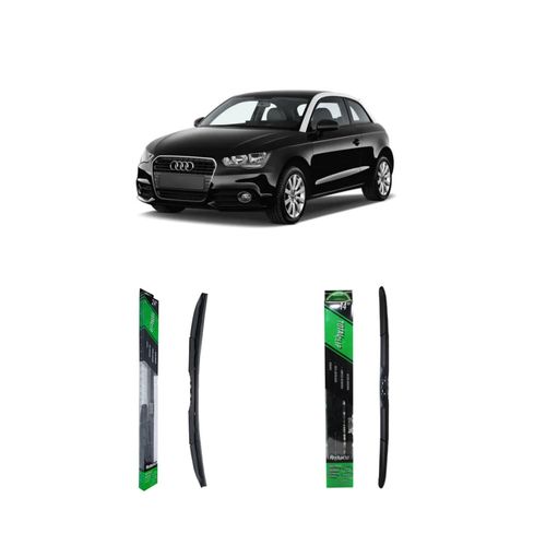 Kit de palhetas com 01 palheta totalclip 24", 01 palheta totalclip 14" para AUDI A1 SPORTBACK de 2011 a 2022 - REDUX32