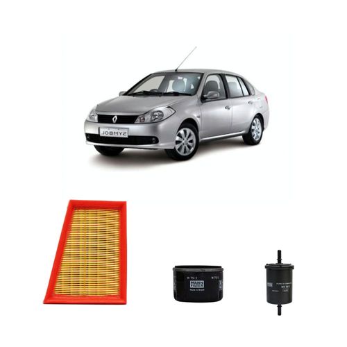 Kit filtros, ar do motor, combustível e óleo lubrificante MANN - SYMBOL 1.6 16V Flex (Expression/ Privilege) 2017