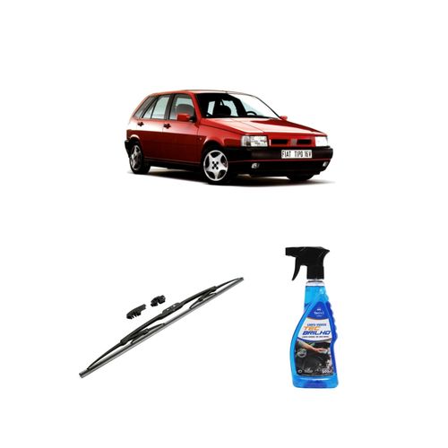 KIT LIMPA VIDROS SPRAY TECBRILHO 500ML PARA-BRISA TECBRIL + PALHETA UNIVERSAL FORTLINE 20'' REDUX32 TIPO DE 1993 A 1997