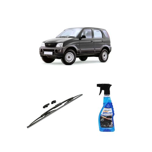 KIT LIMPA VIDROS SPRAY TECBRILHO 500ML PARA-BRISA TECBRIL + PALHETA UNIVERSAL FORTLINE 20'' REDUX32 TERIOS DE 1997 A 1999