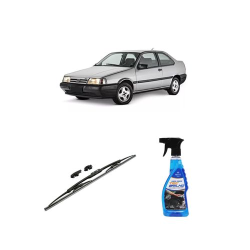 KIT LIMPA VIDROS SPRAY TECBRILHO 500ML PARA-BRISA TECBRIL + PALHETA UNIVERSAL FORTLINE 20'' REDUX32 TEMPRA DE 1994 A 1997