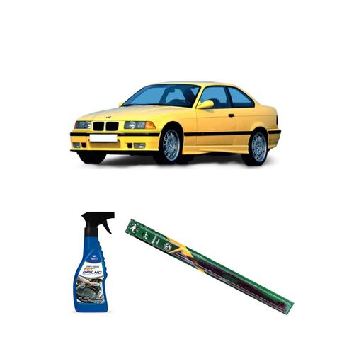 KIT LIMPA VIDROS SPRAY TECBRILHO 500ML PARA-BRISA TECBRIL + PALHETA UNIVERSAL FORTLINE 21¿ REDUX32 BMW M3 DE 1994 A 1998