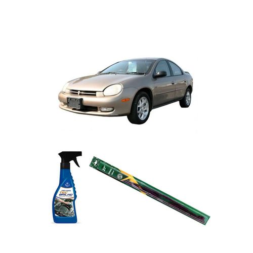 KIT LIMPA VIDROS SPRAY TECBRILHO 500ML PARA-BRISA TECBRIL + PALHETA UNIVERSAL FORTLINE 21¿ REDUX32 NEON DE 1999 A 2002