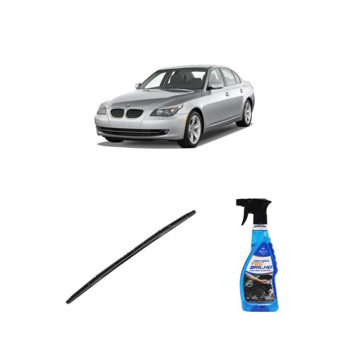 Kit Limpa Vidros Spray Tecbrilho 500mL Para-Brisa Tecbril + Palheta Totalclip Hybrid 26" Redux32 BMW SÉRIE 5 de 2010 a 2016