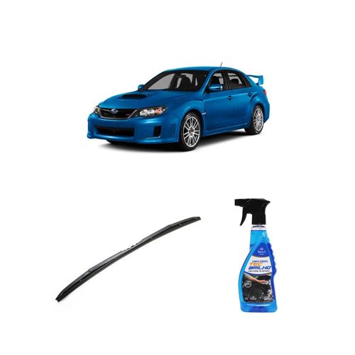 Kit Limpa Vidros Spray Tecbrilho 500mL Para-Brisa Tecbril + Palheta Totalclip Hybrid 24" Redux32 IMPREZA de 2008 a 2022