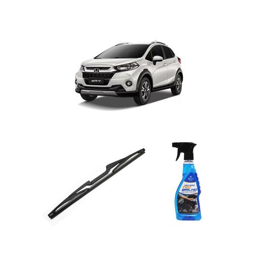 Kit Limpa Vidros Spray Tecbrilho 500mL Para-Brisa Tecbril + Palheta Totalclip Hybrid Traseira 14" Redux32 Honda WR-V de 2017 em diante