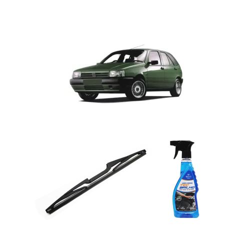 Kit Limpa Vidros Spray Tecbrilho 500mL Para-Brisa Tecbril + Palheta Totalclip Hybrid Traseira 13" Redux32 Fiat Tipo de 1993 a 1997