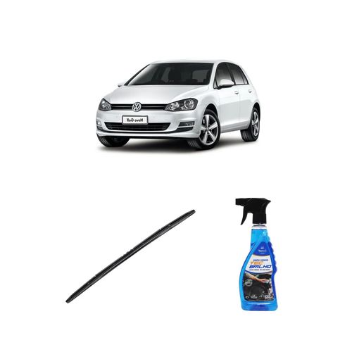 Kit Limpa Vidros Spray Tecbrilho 500mL Para-Brisa Tecbril + Palheta Totalclip Hybrid 26" Redux32 GOLF de 2015 a 2022