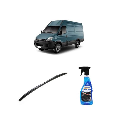 Kit Limpa Vidros Spray Tecbrilho 500mL Para-Brisa Tecbril + Palheta Totalclip Hybrid 24" Redux32 DAILY de 2008 a 2022