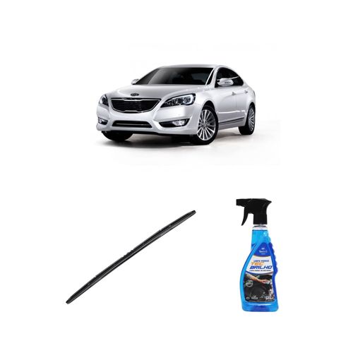 Kit Limpa Vidros Spray Tecbrilho 500mL Para-Brisa Tecbril + Palheta Totalclip Hybrid 26" Redux32 CADENZA de 2010 a 2016
