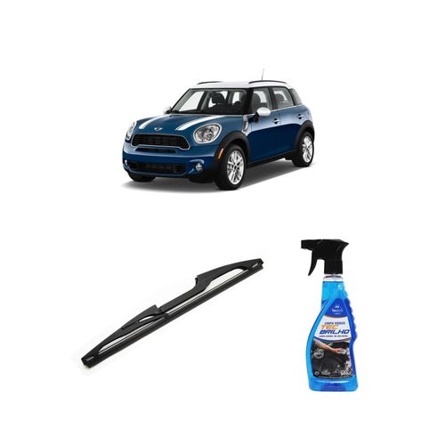Kit Limpa Vidros Spray Tecbrilho 500mL Para-Brisa Tecbril + Palheta Totalclip Hybrid Traseira 11" Redux32 Mini Cooper S - 4 lugares de 2012 em diante