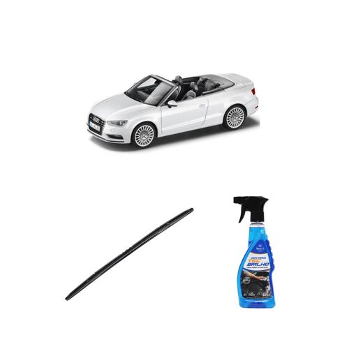 Kit Limpa Vidros Spray Tecbrilho 500mL Para-Brisa Tecbril + Palheta Totalclip Hybrid 26" Redux32 S3 CABRIOLET de 2014 a 2022