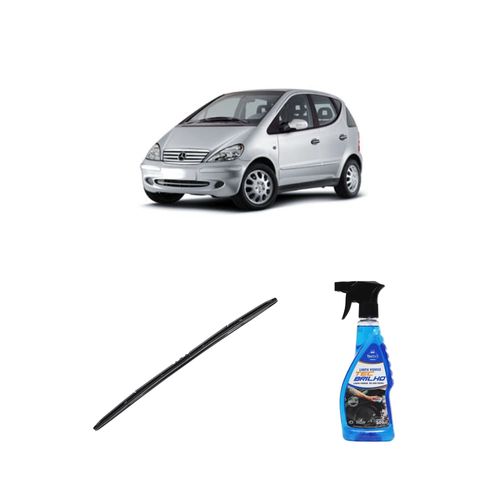 Kit Limpa Vidros Spray Tecbrilho 500mL Para-Brisa Tecbril + Palheta Totalclip Hybrid 26" Redux32 Mercedes Benz CLASSE A 200 de 2006 a 2022