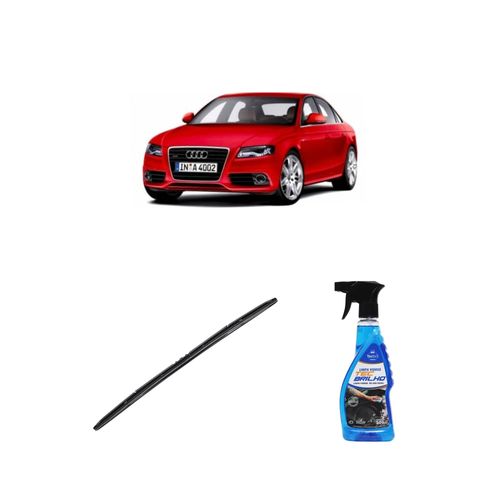 Kit Limpa Vidros Spray Tecbrilho 500mL Para-Brisa Tecbril + Palheta Totalclip Hybrid 26" Redux32 Audi S3 de 2012 a 2022