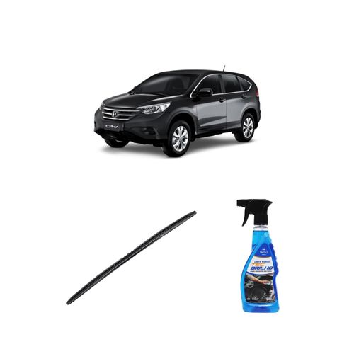 Kit Limpa Vidros Spray Tecbrilho 500mL Para-Brisa Tecbril + Palheta Totalclip Hybrid 26" Redux32 Honda CR-V de 2013 a 2019