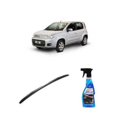 Kit Limpa Vidros Spray Tecbrilho 500mL Para-Brisa Tecbril + Palheta Totalclip Hybrid 24" Redux32 UNO de 2015 a 2020