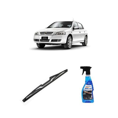 Kit Limpa Vidros Spray Tecbrilho 500mL Para-Brisa Tecbril + Palheta Totalclip Hybrid Traseira 14" Redux32 Chevrolet Astra de 1998 a 2011