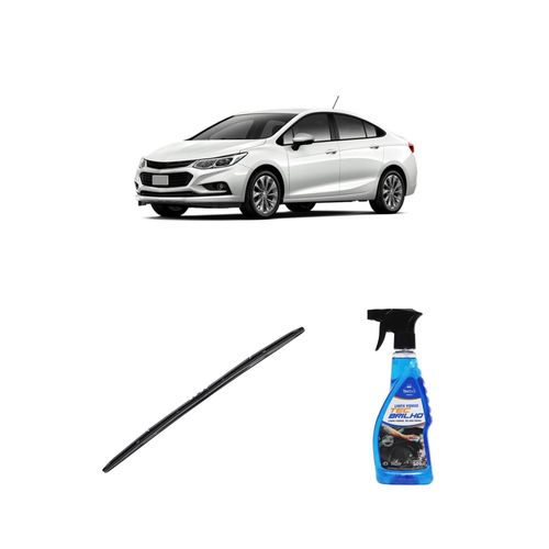 Kit Limpa Vidros Spray Tecbrilho 500mL Para-Brisa Tecbril + Palheta Totalclip Hybrid 26" Redux32 CRUZE de 2017 a 2022