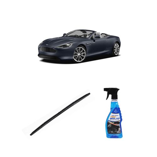 Kit Limpa Vidros Spray Tecbrilho 500mL Para-Brisa Tecbril + Palheta Totalclip Hybrid 26" Redux32 VIRAGE VOLANTE de 2011 a 2012