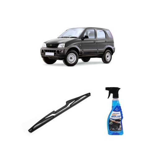 Kit Limpa Vidros Spray Tecbrilho 500mL Para-Brisa Tecbril + Palheta Totalclip Hybrid Traseira 13" Redux32 Daihatsu Terios de 1997 a 1999